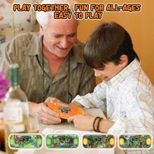 Handheld Water Games, 4 Packs Dinosaur Theme Water Toss Ring Game Aqua Toy Water Ring Game For Kids