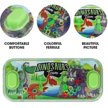 Handheld Water Games, 4 Packs Dinosaur Theme Water Toss Ring Game Aqua Toy Water Ring Game For Kids
