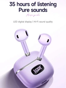 In-ear (Insert) Wireless Earbuds - White - View 2