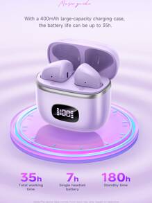 In-ear (Insert) Wireless Earbuds - Purple - View 5