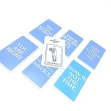 100PCS The Hermit Tarot Messages Oracle Cards English Read Fate Board Game Tarot Playing Card Deck Game Entertainment,Tarot,Tarot Cards,Playing Cards Bulk,Oracle Card,The Hermit Tarot,Oracle Cards Deck - White - View 2