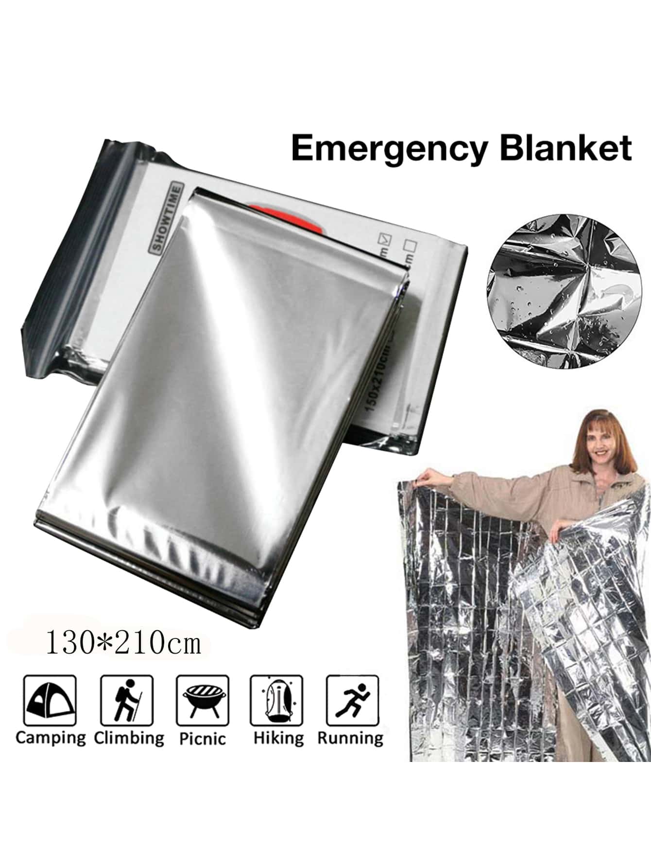 130CMX210CM緊急情況毯子