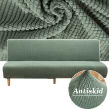 Ngô Nhung Sofa Trải giường Bọc ghế sofa - màu xanh lá - Xem 1