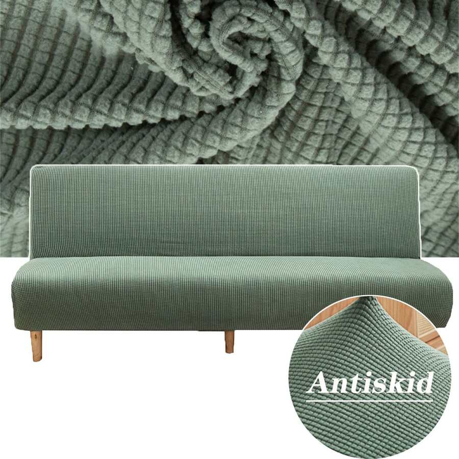 Ngô Nhung Sofa Trải giường Bọc ghế sofa - màu xanh lá - Xem 1