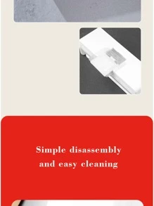 1入組無鑽，防塵牙刷架，粘膠式牙刷收納盒，可容納 6 支牙刷 - 白色 - 查看 6