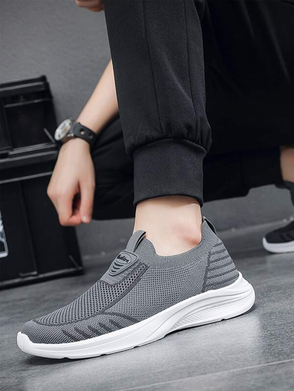 Spring/summer Men's Sport Leisure Slip-on Walking Shoes For Elderly, Breathable And Comfortable