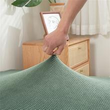 Ngô Nhung Sofa Trải giường Bọc ghế sofa - màu xanh lá - Xem 6