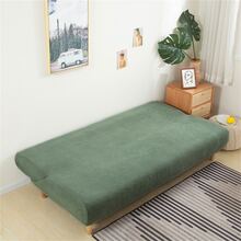 Ngô Nhung Sofa Trải giường Bọc ghế sofa - màu xanh lá - Xem 5
