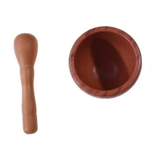 1套PP塑膠手動壓蒜器和胡椒研磨機套裝適用於家庭使用 - 咖啡棕 - 查看 7