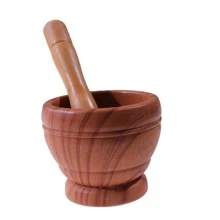 1套PP塑膠手動壓蒜器和胡椒研磨機套裝適用於家庭使用 - 咖啡棕 - 查看 3