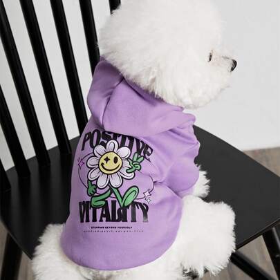 PETSIN 1 Miếng Thú cưng In Áo len