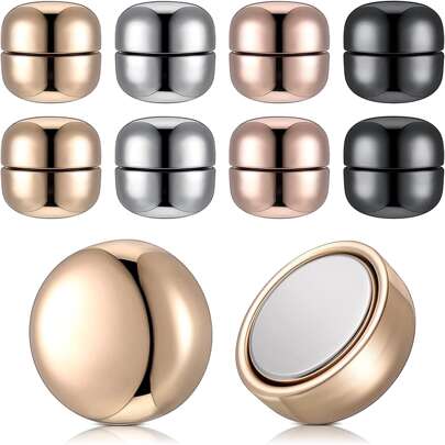 4入组/套多功能磁性圍巾,髮箍在混合顏色