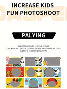 即時成像相機，可拍照/打印/自拍/錄影，最多可拍12000張1080p高清分辨率的照片，配備32GBTF存儲卡，支持多種語言切換，最佳假日禮物 - 粉色 - 查看 7