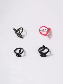 1 Miếng Creative Hợp kim kẽm Thiết kế rắn Nhẫn Đối với phụ nữ Đối với Quà tốt nghiệp - Nhiều màu - Xem 5