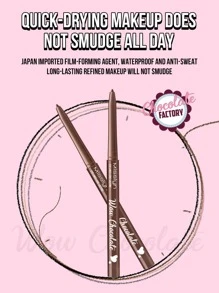 Misslyn 眼影眼线套装，防水，丰盈，可叠加，打造浓密饱满的眉妆，哑光和珠光色调，持久显色，粉质细腻易晕染，自然色彩，质地丰润柔滑，内含眼影刷，情人节礼物，纯素，无动物实验 - 棕色 - 查看 9