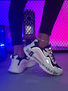 女性戶外舒服的,透氣,防滑,低胸休閒運動鞋在彩色 - 彩色 - 查看 3