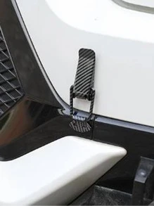 2入組雙色鋅合金車保險槓扣飾 - 黑色 - 查看 3