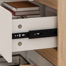 ECACAD Chest Of Drawers 9 Drawer Dresser, Wood Dresser 9 Drawer Chest - 原木色 - 查看 7