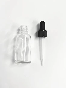 1入組/4入組30毫升玻璃滴瓶適合旅行,帶1漏斗和可用在透明,棕色,藍色和綠色 - 無色 - 查看 3