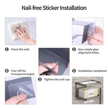 Space Aluminum White Tissue Box Holder - White - View 9