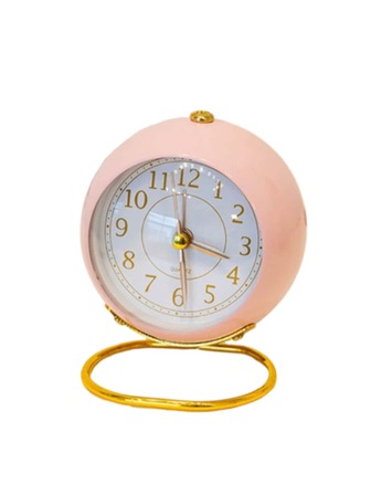 1入組經典復古金屬和極簡設計裝飾鐘適用於家庭裝飾