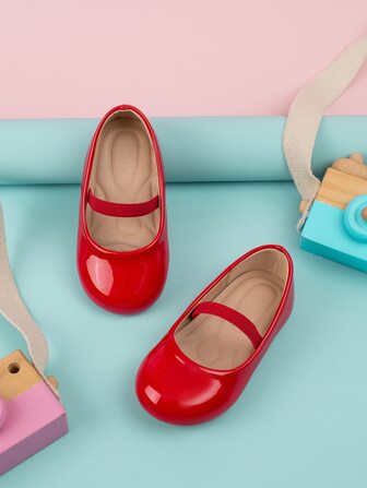 1pair Baby Shoes With Elastic Band & Massage Insole & Non-Slip Sole For Outdoor Activities, Spring/Summer