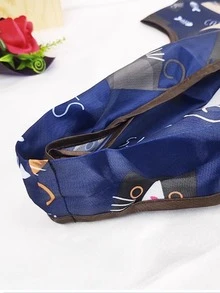 1pc Oxford Cloth Foldable Shopping Bag, 210d Large Size Portable Tote Bag With Large Capacity For Supermarket Shopping - Multicolor - View 5