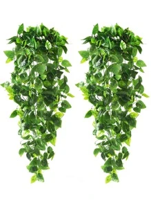 1pc/2pcs Artificial Hanging Plants Fake Ivy Vine Fake Ivy Leaves For Wall House Room Patio Indoor Outdoor Home Shelf Office Decor, Valentine Day, Gift Gifts Birthday Graduation