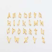 最初手環女士不銹鋼回形針手鏈適合女士 - 金黃色 - 查看 4