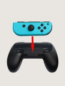 2 piezas con mando de juego compatible con Nintendo Switch - Negro - Ver 2