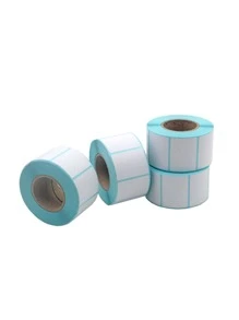 1roll Plain Label Sticker, Minimalist Multifunction Label Sticker For Student - Multicolor - View 3