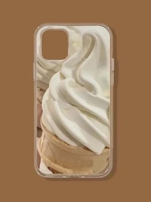 Ice Cream Pattern Phone Case - Multicolor - View 1