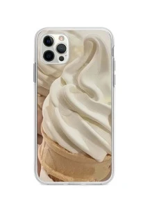 Ice Cream Pattern Phone Case - Multicolor - View 4