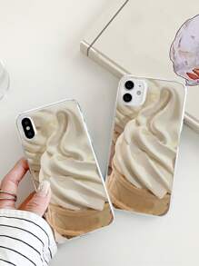 Ice Cream Pattern Phone Case - Multicolor - View 2