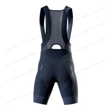 Bộ quần áo đạp xe tay ngắn nhẹ, thoáng khí, nhanh khô + quần đùi, phù hợp cho đạp xe đường trường và đạp xe leo núi, với lớp bọt mật độ cao 3D hỗ trợ 5 giờ, màu đen và xanh lam - Màu xanh lam - Xem 9