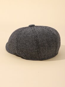 Mũ Newsboy cho trẻ mới biết đi, bé trai, bé gái, trẻ em, mũ nồi, mũ tài xế, mũ lưỡi trai, mũ Pageboy phẳng, mũ vải tuýt cổ điển - Đen và trắng - Xem 4