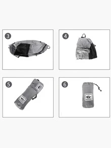 20L Lightweight Portable Foldable Waterproof Backpack Folding Bag Ultralight Outdoor Pack For Women - Light Grey - View 8