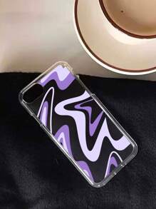 1 pieza Funda de teléfono transparente con gráfico, versión internacional, no la versión nacional - Multicolor - Ver 5