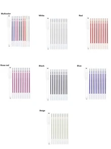Fabric Markers Pencil Fade Out for Drawing Lines Disappearing Marker Pens Heat Erase Pen Multipurpose DIY Craft Sewing Accessories - Multicolor - View 11