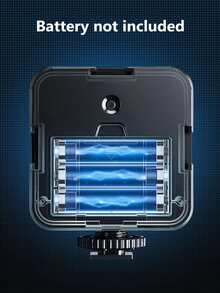 1pc Multi-Function Portable Selfie LED Light & Clip - Black - View 4