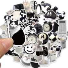50 cái Đen Và Trắng Không thấm nước DIY Creative Hình dán Đối với máy tính xách tay PC Máy tính Di động Điện thoại thông minh Ốp lưng & bao da điện thoại Đàn ghi ta Bàn làm việc Cúp Du lịch Xe máy Ô tô/xe hơi Phụ kiện Đồ Chơi Đối với Món quà - Nhiều màu - Xem 8