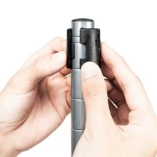 4-Tier Bakers Rack Kitchen Storage Shelf Metal Baker's Rack Organizer Stand Shelf Kitchen Microwave Cart Storage Countertop Dorm Microwave Stand Kitchen Storage Shelving with Cutting Board Microwave Shelf Hooks for Kitchen - Silver - View 10