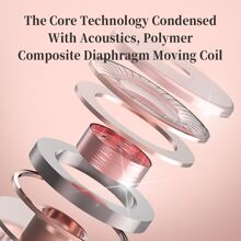 hellodigi Q2Pro 1.2m Cable Length Monitor Headphones - Purple - View 4