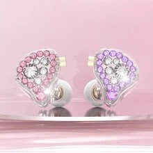 hellodigi Q2Pro 1.2m Cable Length Monitor Headphones - Purple - View 10