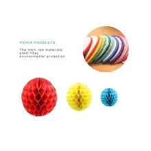 3x Purple 12" HoneyComb Round Tissue Paper Lantern Balls Pom Poms Wedding Decor - 紫色 - 查看 3