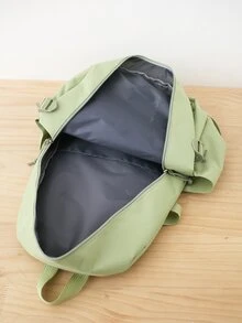 4入组/套女士時尚可愛多用途後背包,托特包,手拿包,和零錢包 - 綠色 - 查看 5