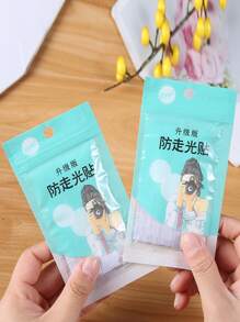 Invisible Non-slip Sticker For Clothing To Prevent Embarrassing Situations And Keep Secure For Skirt, Tops, V Neck/off-shoulder Dress Etc - Clear - View 1