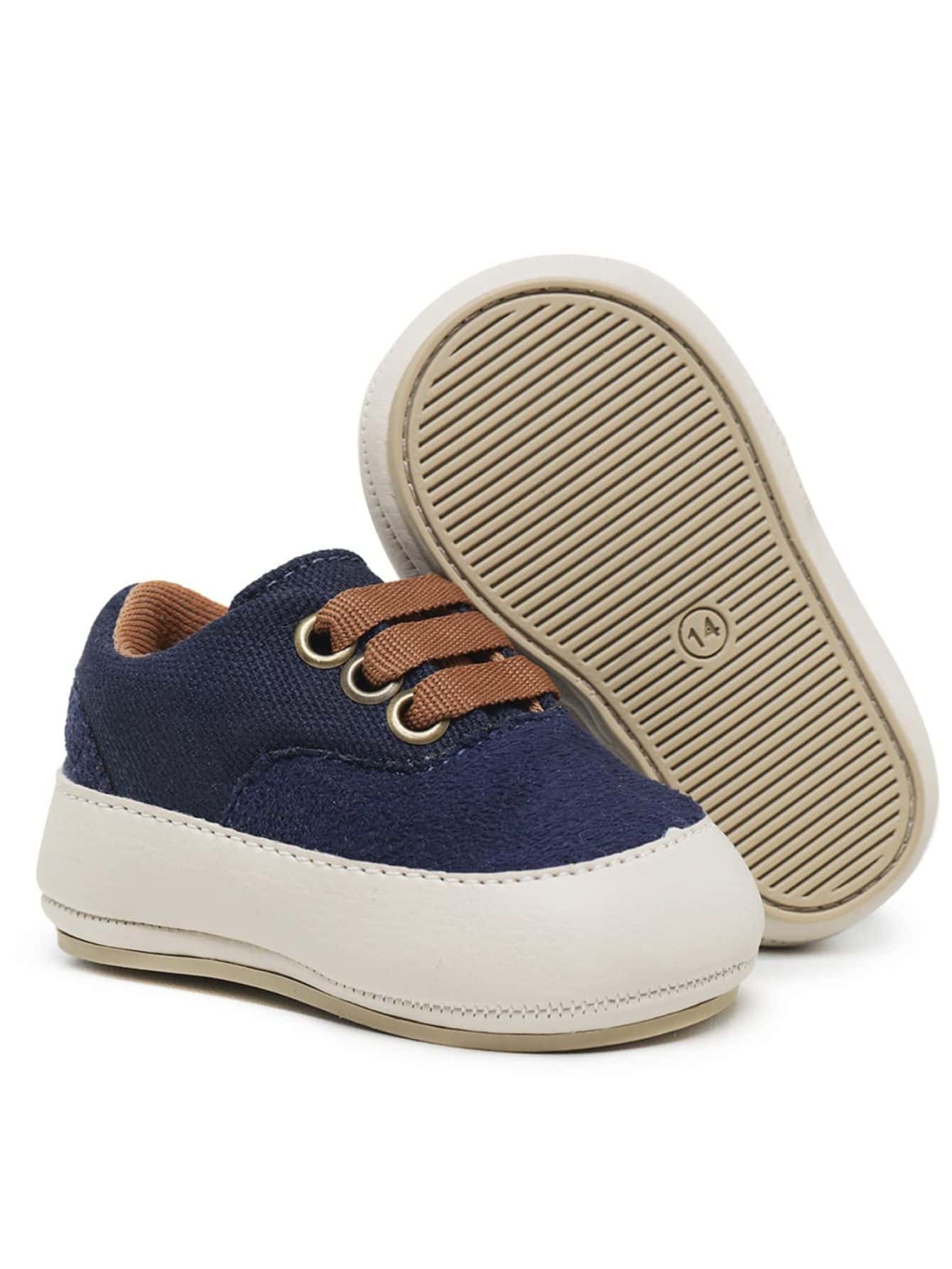 Baby Sneakers - Navy Blue - View 1