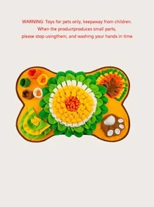 1pc Bone Design Pet Sniff Pad cho chó để huấn luyện - Nhiều màu - Xem 7