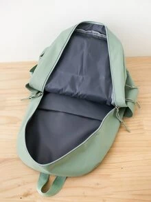 5 cái/bộ Đúng mốt Dễ thương Ba lô Túi tote Túi đeo chéo Túi bút chì Ví tiền xu - màu xanh lá - Xem 5